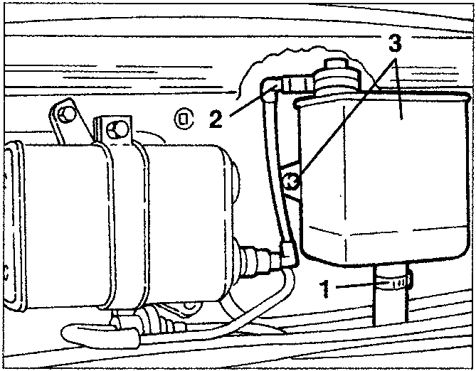 Fuel vapour separator with pipes connected