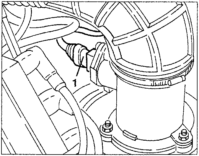 Disconnecting electrical connection from air-flow meter