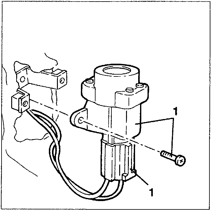 Inertial switch with electrical connector and screws