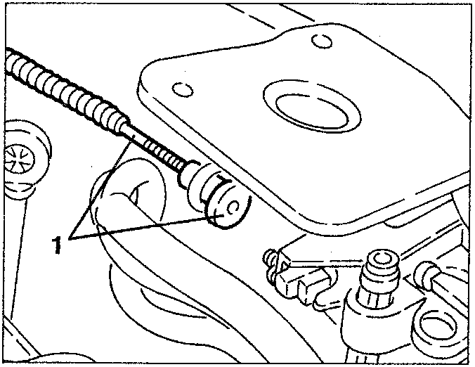 Bonnet opening cable disconnected from locks