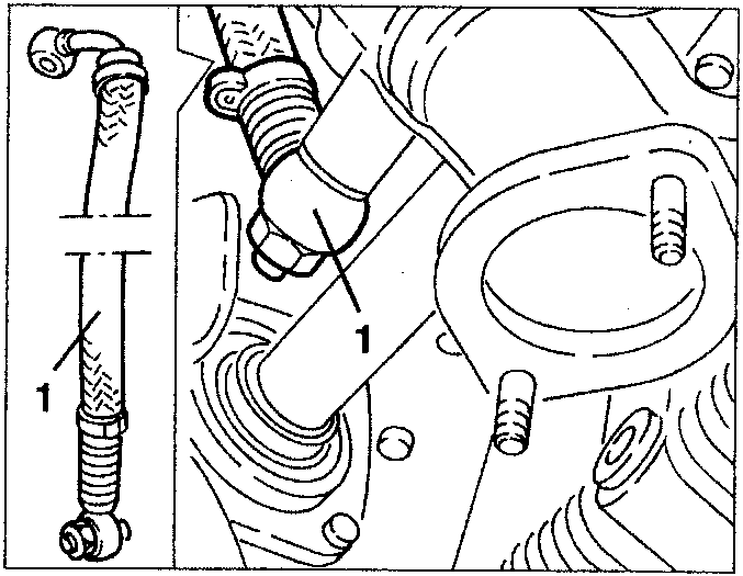 Exhaust gas takeoff pipe connections disconnected