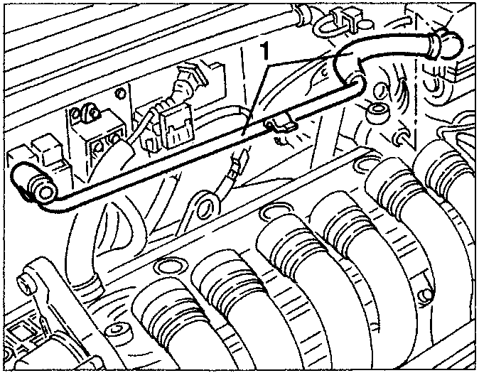 Servobrake vacuum takeoff pipe disconnected