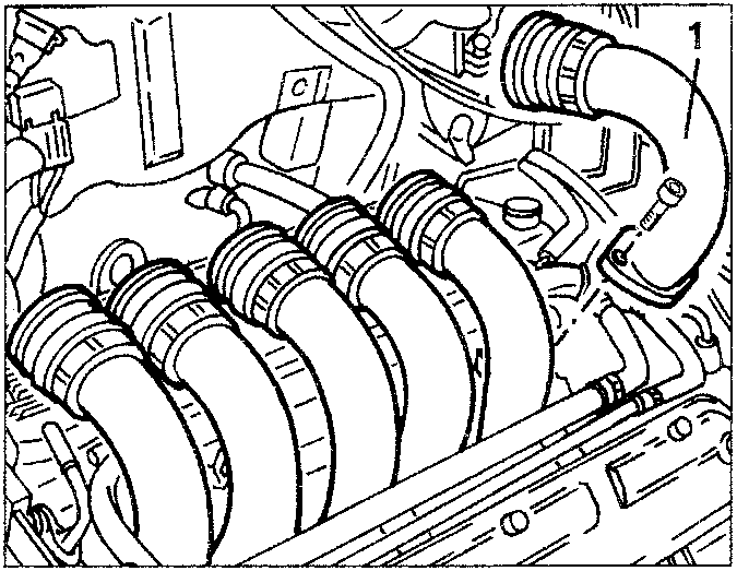 Intake ducts removal diagram showing ducts