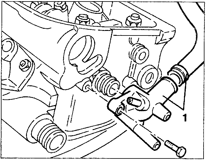 Coolant delivery pipe disconnection