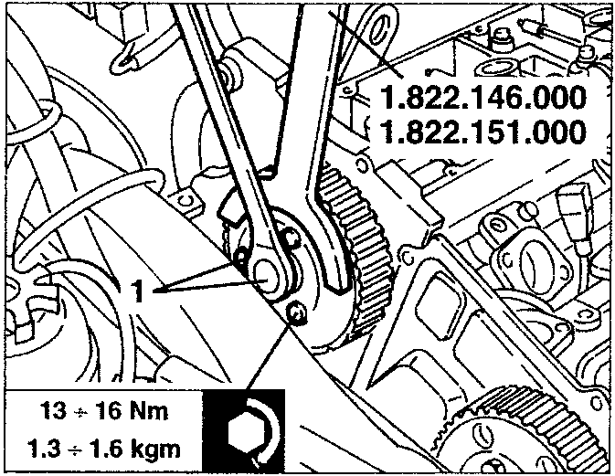 Right-hand timing gear drive pulley removal