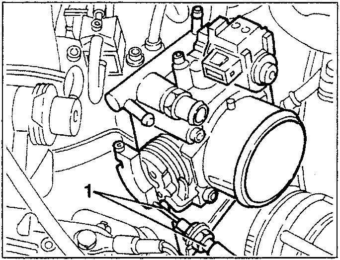 Throttle body bracket adjustment