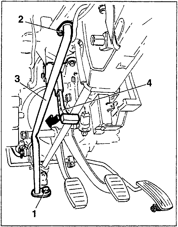 Steering column and reaction strut components