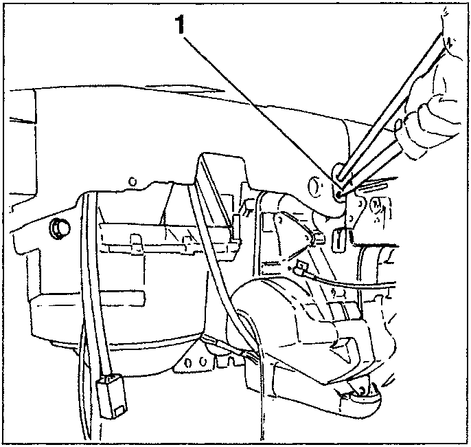 Illustration showing two special centering pins being used to centre a unit before fastening