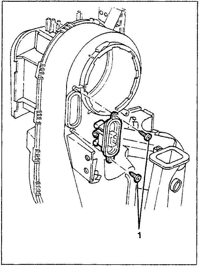 Electric fan resistance with screws