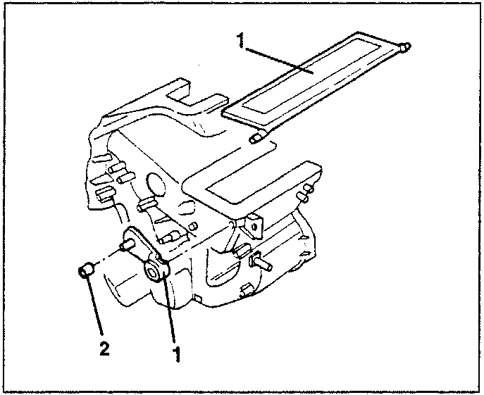 Upper distribution port with spacer