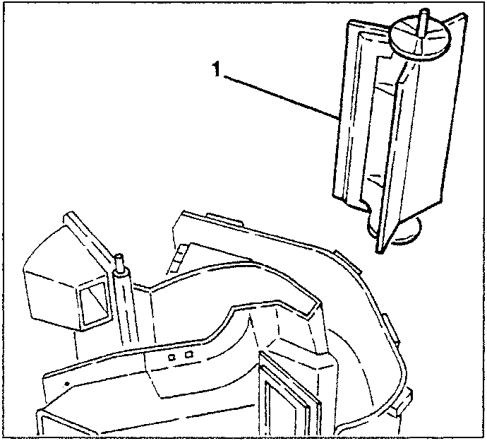 Lower distribution port being removed