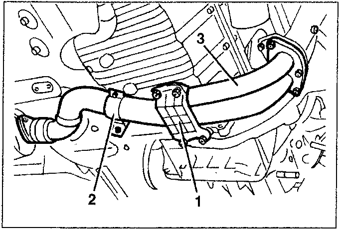 Exhaust pipe and reinforcement removal