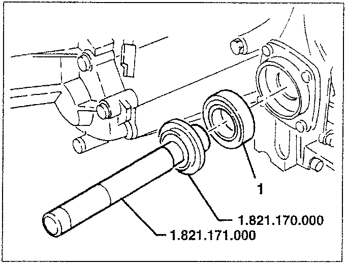 Differential with new oil seal