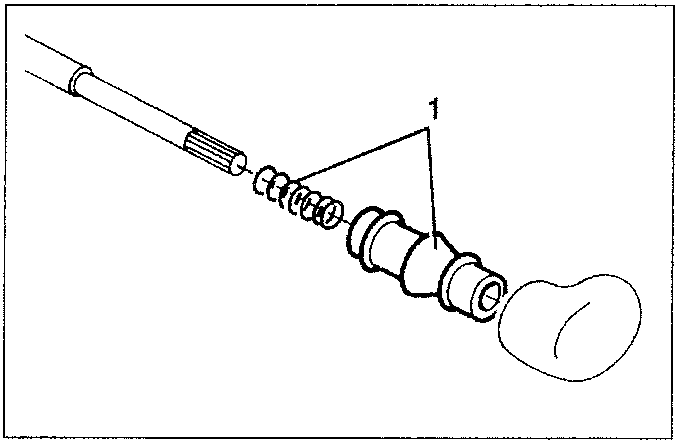 Sliding sleeve and spring removal diagram