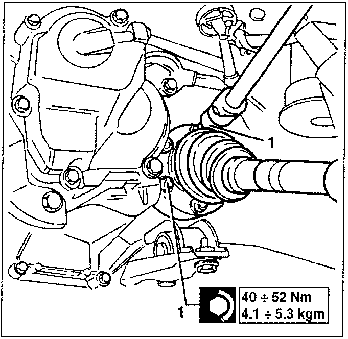 Slacking bolts on differential flange