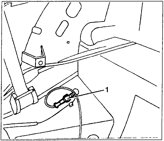 Inductive sensor with electrical connector being disconnected.