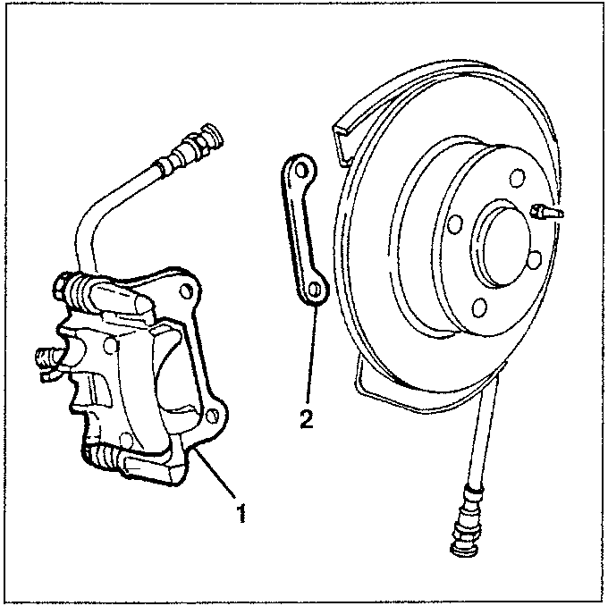Brake caliper, brake pad, and brake disc