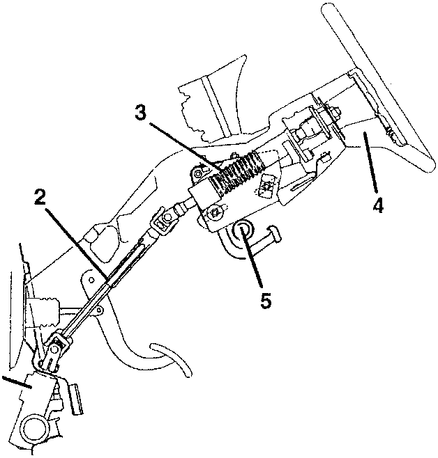 Steering column with sliding sleeve, corrugated sleeve, steering wheel and crossmember