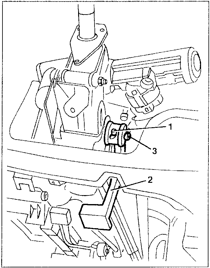 Steering wheel adjustment lever and pin removal