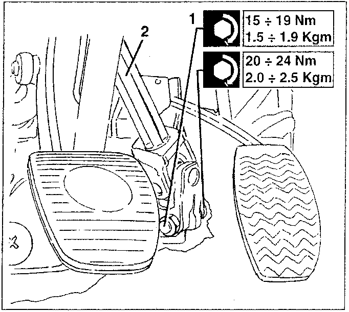 Steering column removal with torque values