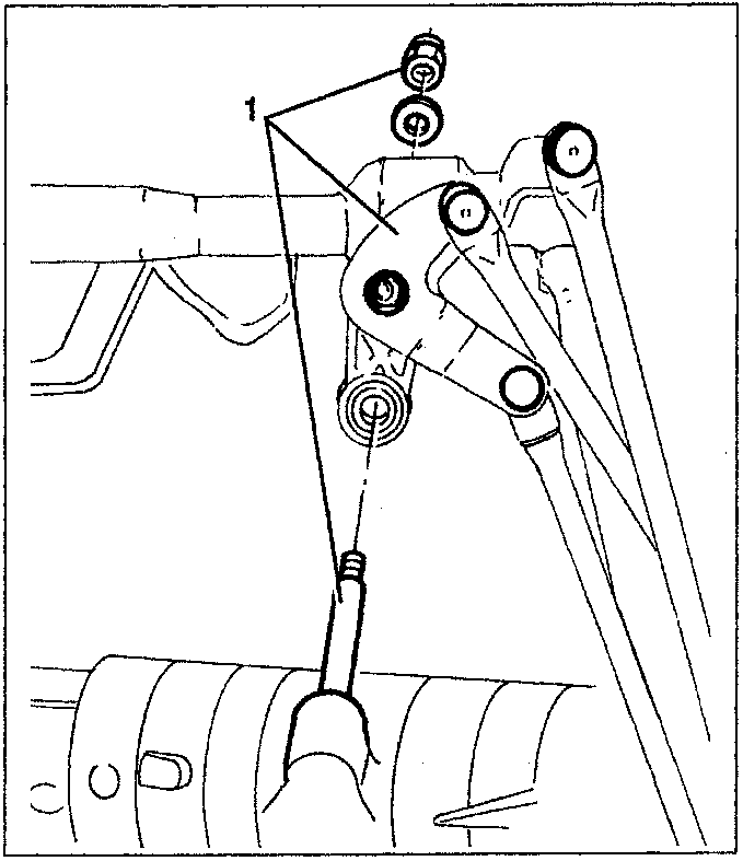 Steering box with relay rod disconnection