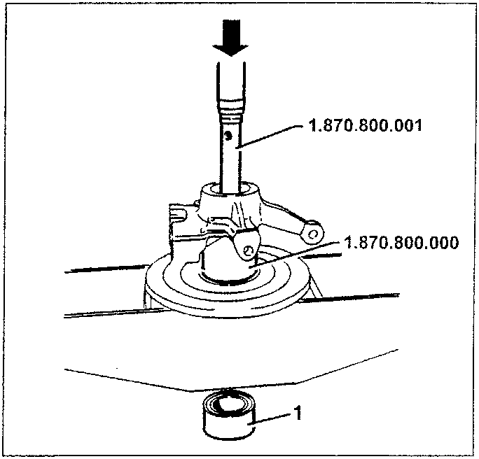 Wheel hub with dust seal and extractor