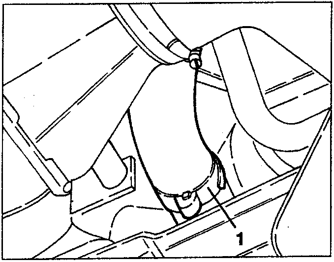 Diagram showing a person using a wrench to disconnect a hose from a radiator outlet sleeve.