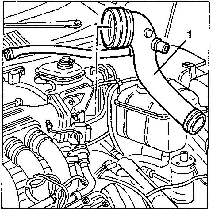 Engine with throttle intake manifold