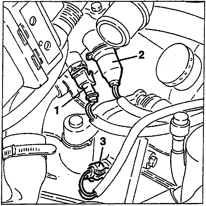 Engine with electrical connections