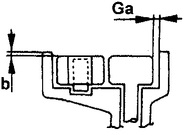 Oil pump, plays Ga and Gb