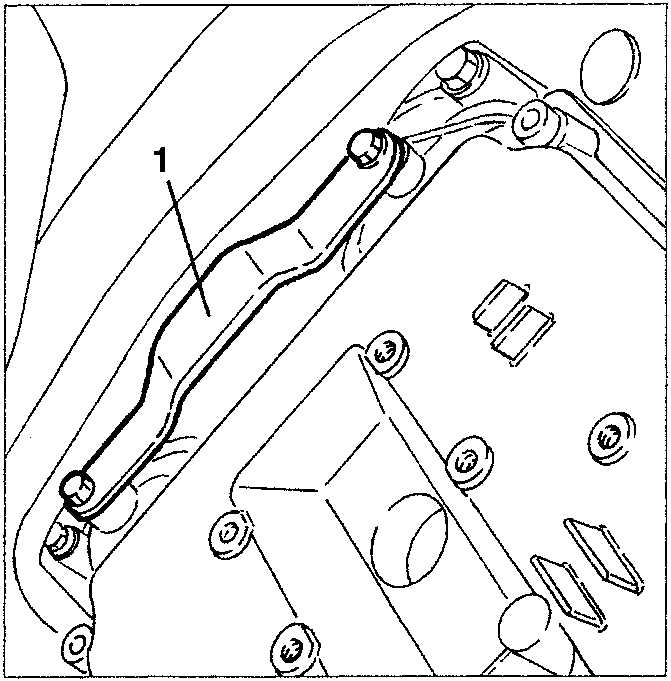 bracket for timing gear belt upper guard