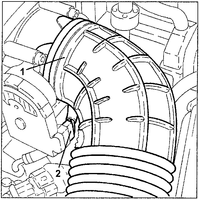 Diagram showing throttle and DVL connection disconnection