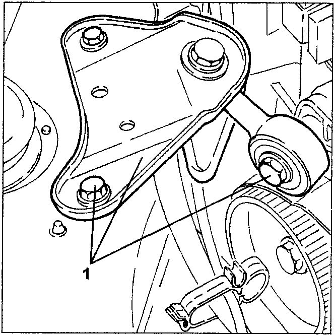 Underbody side view showing tie-rod and bracket removal