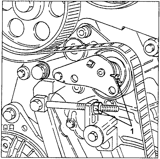 Belt take-up mechanism with nut and mobile notch