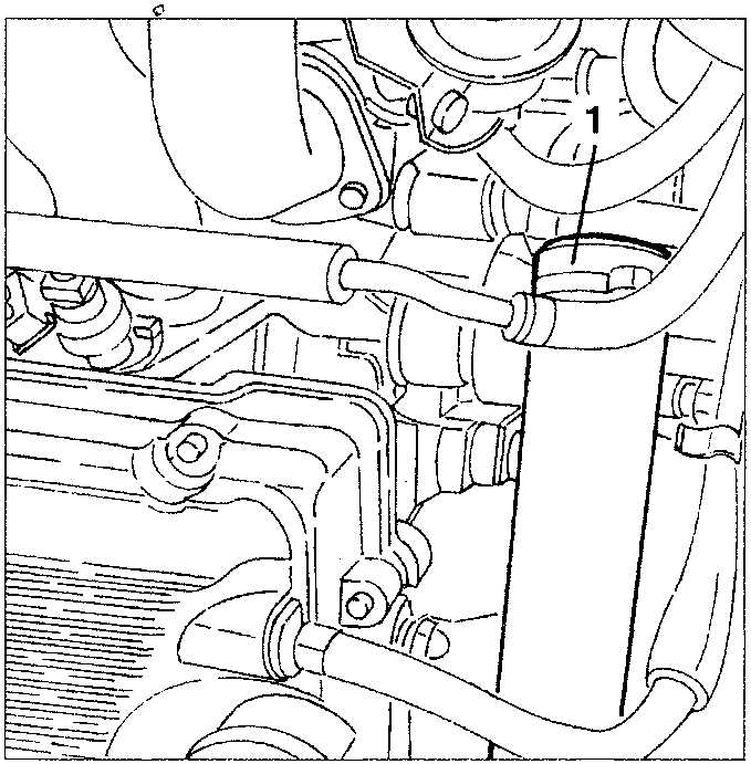 Coolant delivery sleeve disconnected from radiator