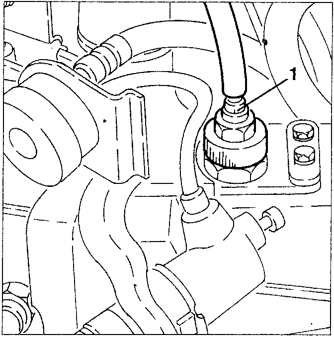 Diagram showing synchronised reverse gear engagement cable