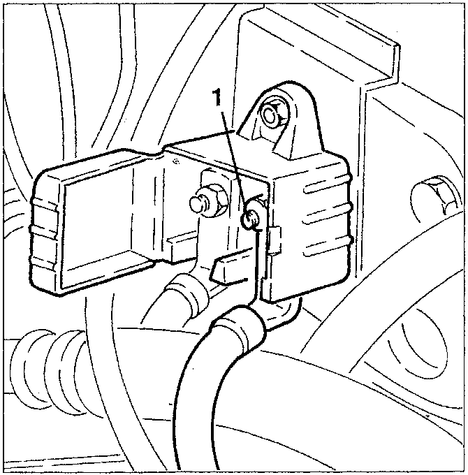 Earth terminal for starter motor and alternator