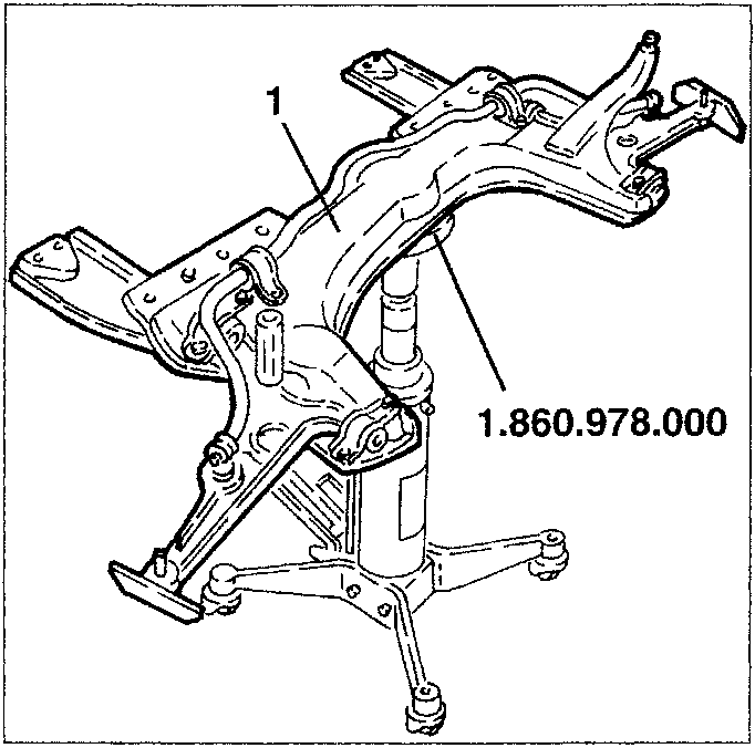 Hydraulic jack support tool 1.860.978.000