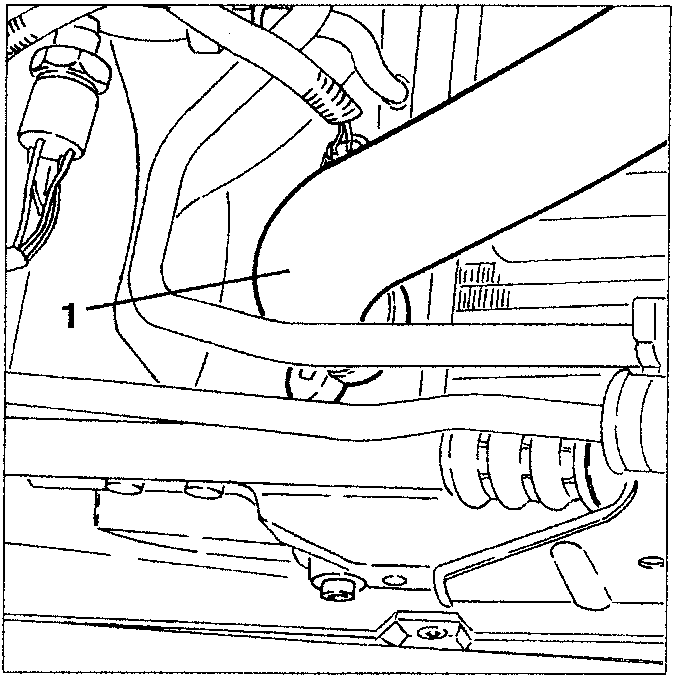 Radiator outlet sleeve disconnection