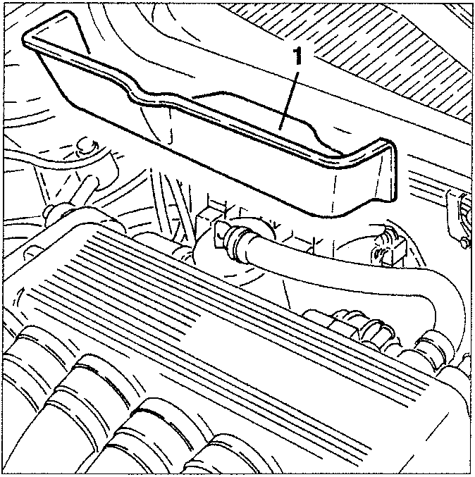 Diagram showing removal of heat guard.