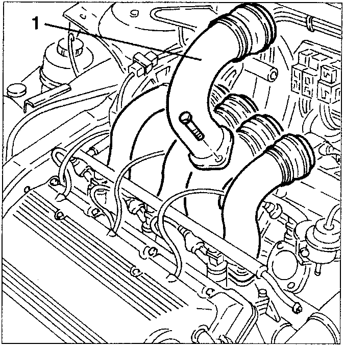 Engine with intake ducts and seals