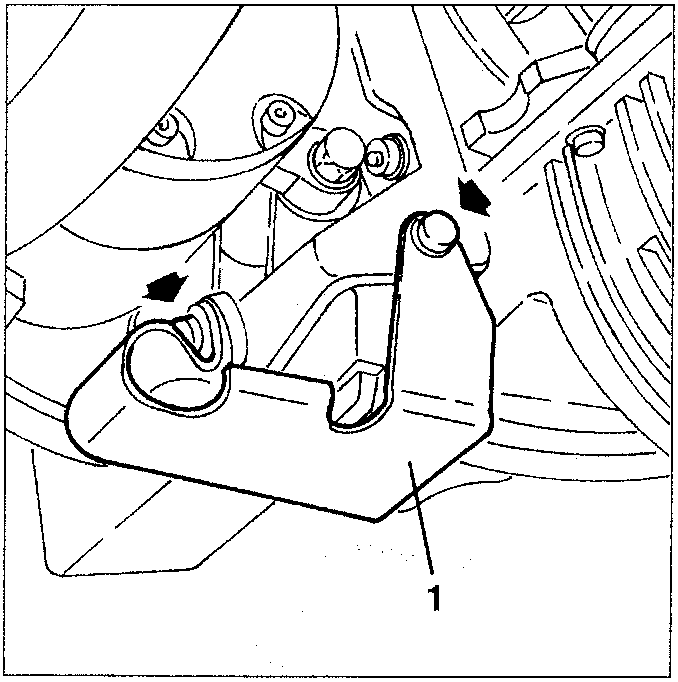 Engine oil delivery and return pipe support bracket removal