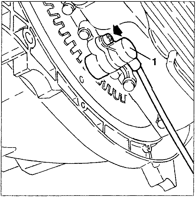 Rpm and timing sensor being removed