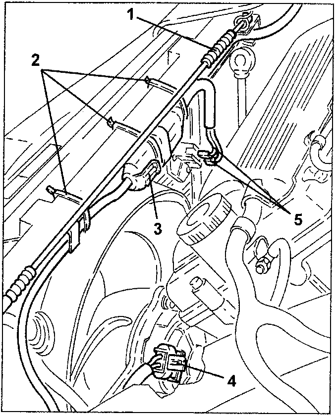 Engine cooling fan resistor electrical connection