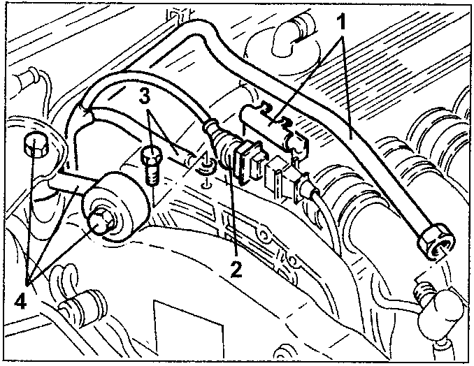 Engine components with numbered parts