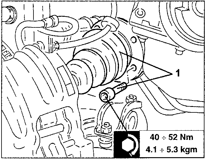 Drive shaft connection with torque specification