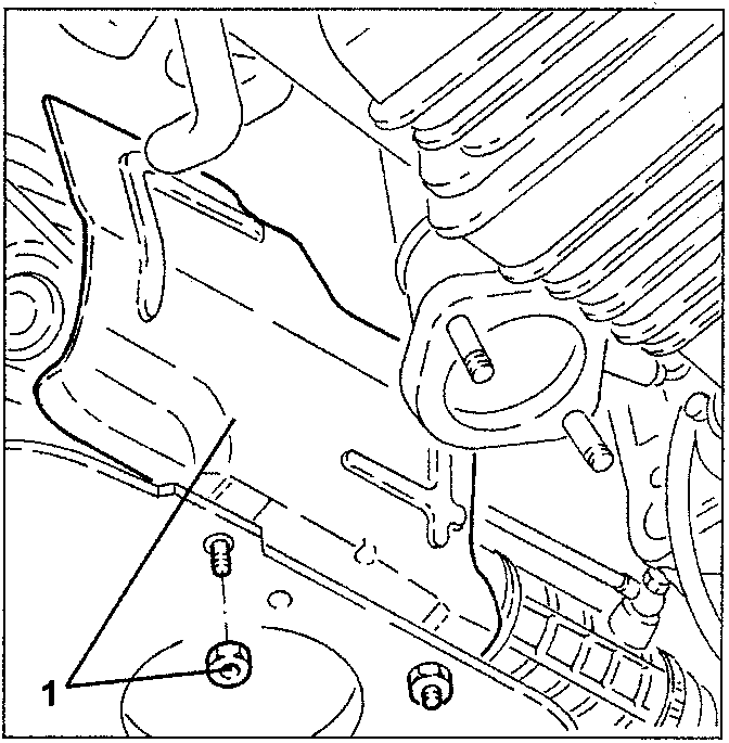 Power steering unit firewall with mounting bolts
