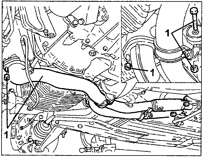 Front exhaust pipe section