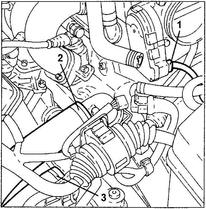 Electrical connection, coolant delivery and return sleeves being disconnected
