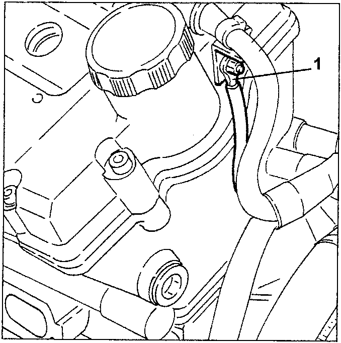 Diagram showing earth wire disconnection